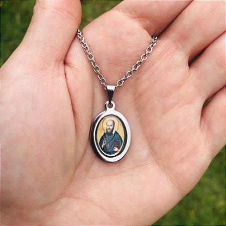 Corrente Feminina com Medalha de São Francisco de Sales