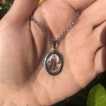 Corrente Feminina com Medalha de Nossa Senhora das Lágrimas