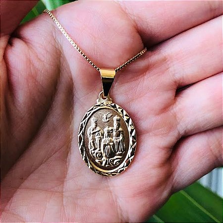 Colar com Medalha Divino Pai Eterno