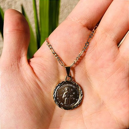Corrente Masculina com Medalha São Francisco