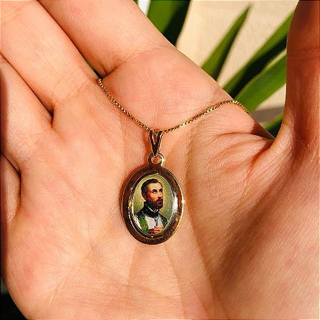 Colar com Medalha São Francisco Xavier