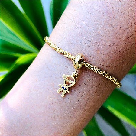 Pulseira com Pingente berloque com 1 Criança