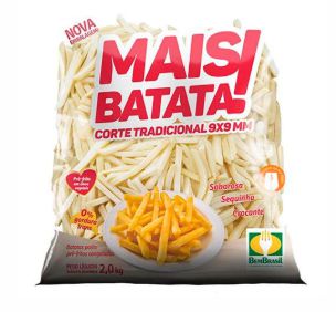 Batata Congelada Tradicional |Mais Batata 2kg