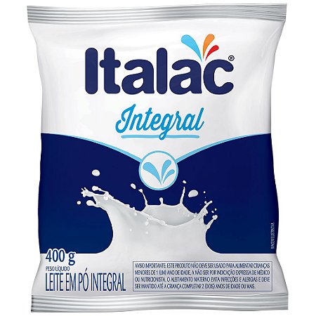 Leite em Pó Integral Italac 400g