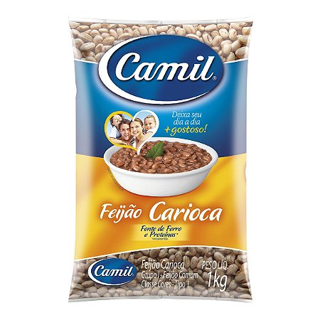 Feijão Carioca Camil Tipo 1 Pacote 1kg