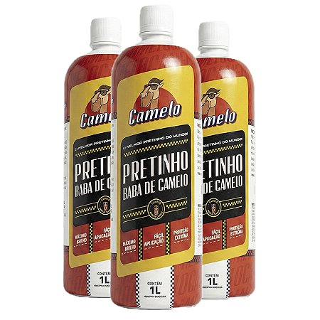 KIT 3 Pretinho Baba de Camelo 1L com Desconto