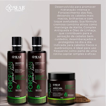 KIT FORCE VITAN 3 PASSOS - MÁSCARA 500g