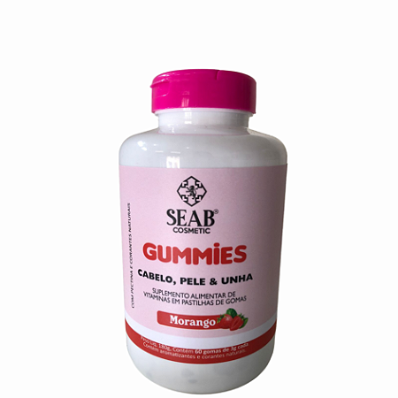 SUPLEMENTO ALIMENTAR DE VITAMINAS EM PASTILHAS DE GOMA 180G