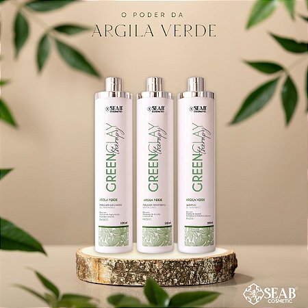 Kit Completo Green Clay Therapy – Terapia Capilar Avançada (1000ml cada)