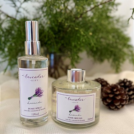 Kit Difusor de Varetas + Home Spray Lavanda