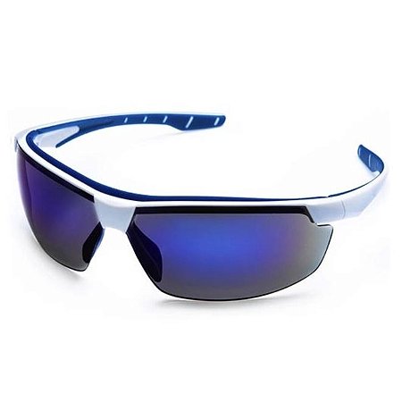 Óculos de Proteção Steelflex Neon Azul Espelhado Esportivo CA 40906