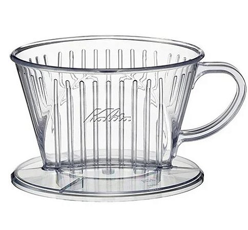 PORTA FILTRO DE PLÁSTICO TRANSPARENTE KALITA 101 D
