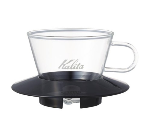 PORTA FILTRO DE VIDRO KALITA WAVE 155 PRETO