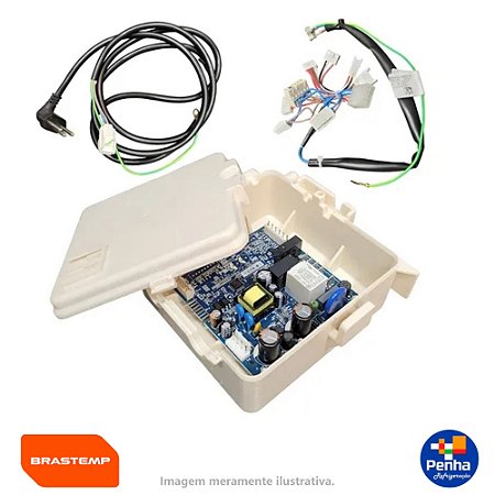 CONTROLE ELETRONICO BIVOLT GELADEIRA BRASTEMP BRE50 - W10591605