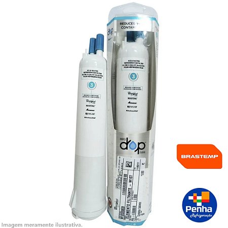 FILTRO ORIGINAL GELADEIRA SIDE BY SIDE BRASTEMP - W10320833