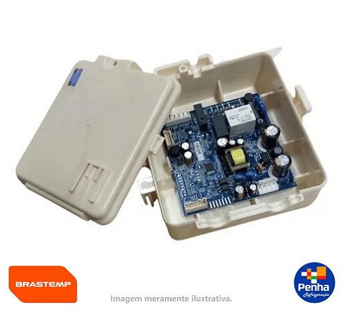 CONTROLE ELETRONICO BIVOLT GELADEIRA BRASTEMP BRM48N W10686100 (versão 2)