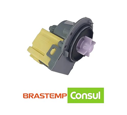 ELETROBOMBA DRENAGEM ORIGINAL BRASTEMP-CONSUL 127V (W10849469)