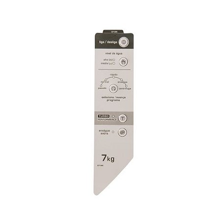 PAINEL DECORATIVO LAVADORA BRASTEMP CLEAN 7K (BWC07A)