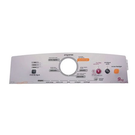 PAINEL DECORATIVO BWL09B LAVADORA BRASTEMP ATIVE 9KG