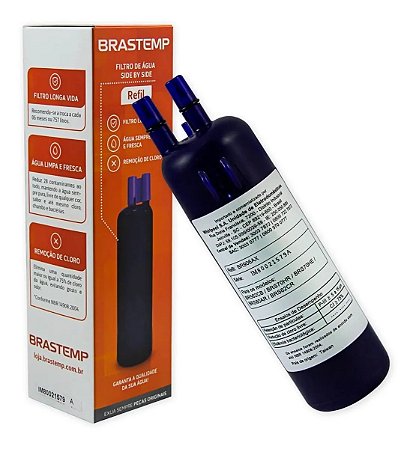 FILTRO ORIGINAL GELADEIRA SIDE BY SIDE BRASTEMP (W10510889)