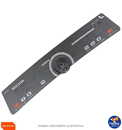PLACA INTERFACE E CONSOLE ORIGINAL LAVADORA BRASTEMP BWP11A9 W10463582