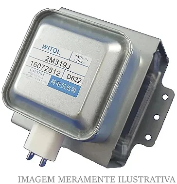 MAGNETRON PARA MICROONDAS 2M319J GALANZ/WITOL 6 PARAF. MAIOR