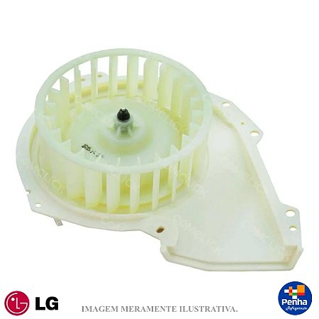MOTOR COM CARCAÇA DUTO DE SECAGEM LG 127V (4681ER1004A)