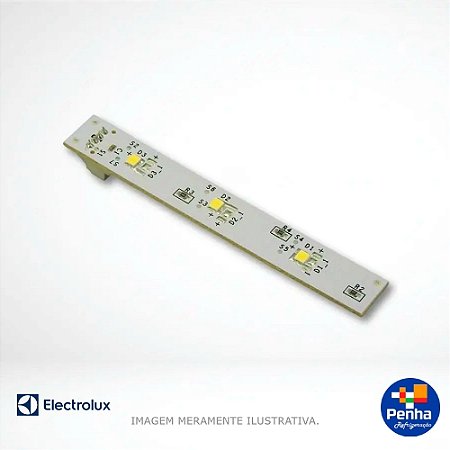 PLACA ILUMINACAO LED GELADEIRA ELECTROLUX DM84X (A03138802-  A15560901)