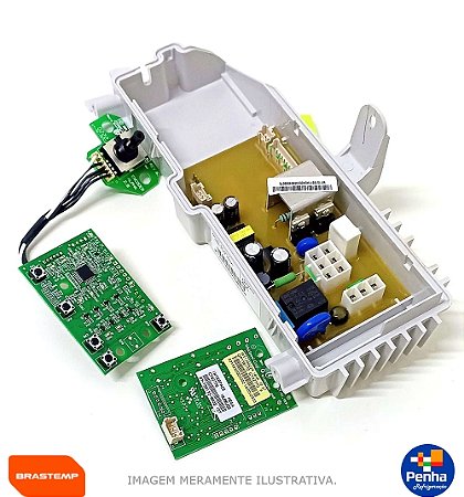 KIT PLACAS LAVADORA BRASTEMP BWH15AB/BWH15AT 127V (W11340256)