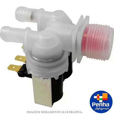 VALVULA ENTRADA DUPLA LAVADORA ELECTROLUX 220V (AGT)