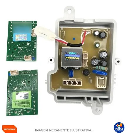 PLACA CONTROLE ORIGINAL LAVADORA BRASTEMP BWK11AB 127V (W11485341)