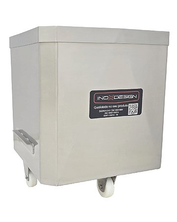 Carro De Deslocamento Capac. 200Kg Em Aço Inox 304 - Para Elevador