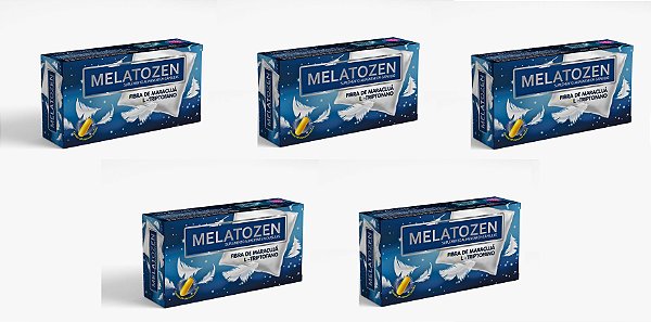 Kit 5uni Melatozen 30 cáps - Eurofito