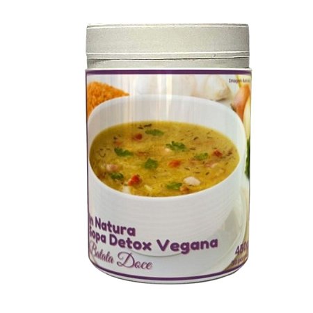 Sopa Detox Vegana 450gr Batata Doce - In natura - Supremo Suplementos