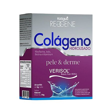 Colágeno Pele e Derme Verisol Natural  - Katiguá