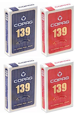 Kit 4uni Baralho 139 (4 cx com 54 cartas cada) - Copag