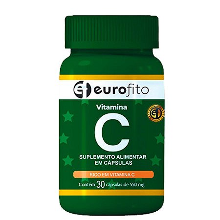 Vitamina C c/ 30 cáps - Eurofito