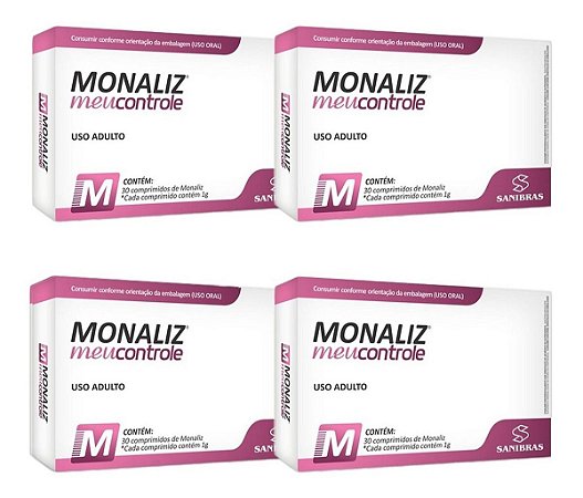 Monaliz - Meu Controle é o novo redutor de apetite lançado pela Sanibras.  Com ativos concentrados para uso de somente 1 comprimido de 1g por dia,  Monaliz, By Drogaria Popular Nova Vista