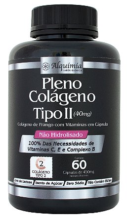 Pleno Colágeno Tipo II 60 cápsulas - Alquimia