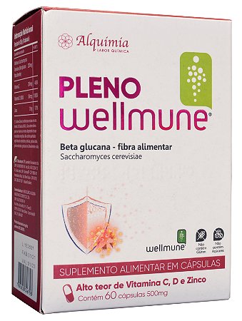 Pleno Wellmune 500mg 60 cápsulas - Alquimia