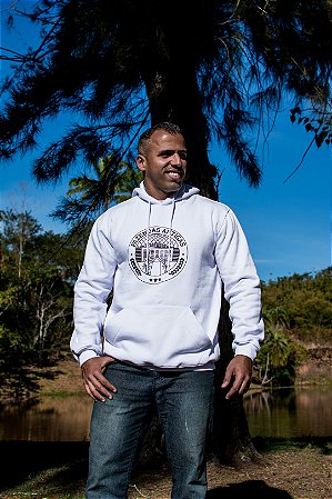 MOLETOM BRANCO - LOGO FRENTE