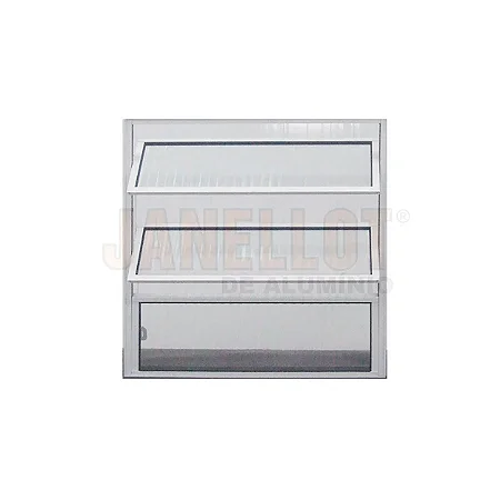 Vitro Aluminio Basculante 60X60 Branco Janellot