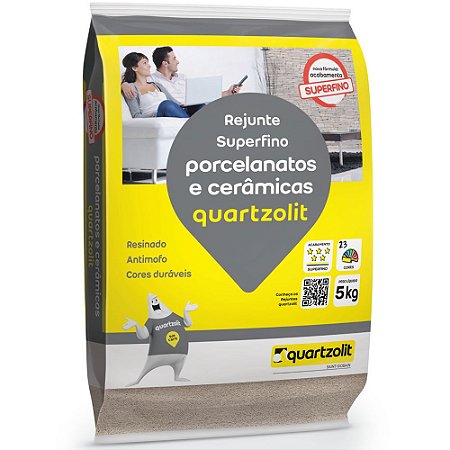 REJUNTE 5KG PORCELANATO CINZA PLATINA QUARTZOLIT