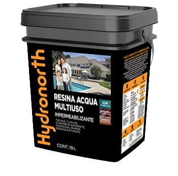 Resina Acrilica Acqua Balde 18L Cerâmica Telha Hydronorth