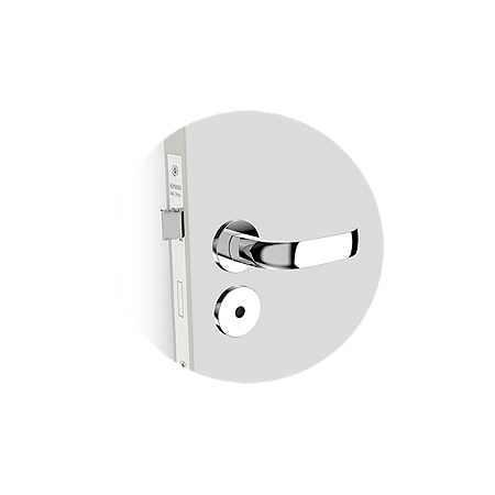 Fechadura Icaro Roseta 22 Cromado Banheiro (B40Xe53) Soprano