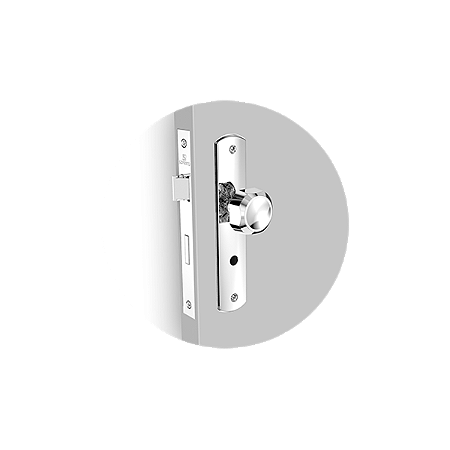 Fechadura Brio Bola Espelho 26 Cromado Banheiro (B40Xe53) Soprano