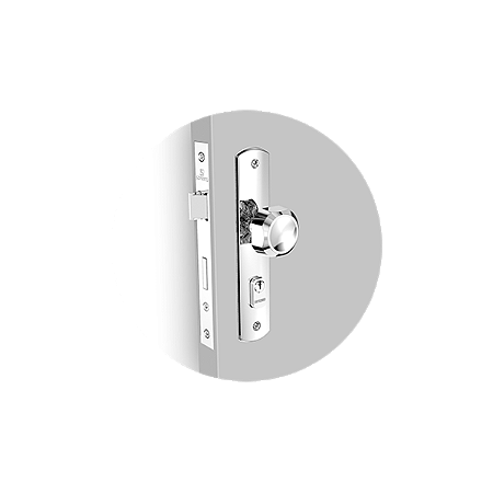 Fechadura Brio Bola Espelho 26 Py45 Cromado Externa (B40Xe53) Soprano