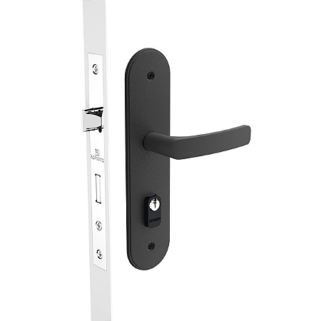 Fechadura Pali Esp43 Py43 Preto Fosco Externa (B40Xe53) Soprano