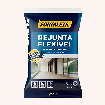 Rejunte 5Kg Cinza Platina Fortaleza