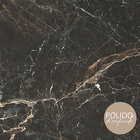 Piso Semi Gres 66X66 Polido Imperium Dark (Lb) Cx2,18 Formigres - cx2,180